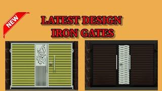 Latest Main Gate Design 2021, CNC METAL GATES WITH COLOUR