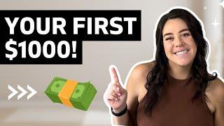 HOW TO Earn Your First $1000 As An INFLUENCER | 3 Simple Steps