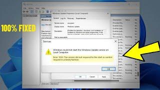 Error 1053 The service did not respond to the start or control request in a timely fashion - FIXED 