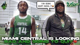 THEY ARRIVE AT UNIVERSITY OF SOUTH FLORIDA | MIAMI CENTRAL MIGHT QUIT..| MIC’D UP WITH TOMMY SHULER