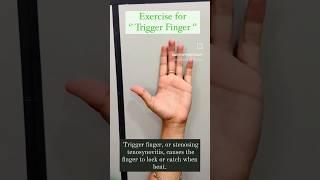 Exercises for trigger finger: Arogya physiotips #triggerfinger #fingerpain