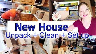 UNPACK AFTER MOVING // NEW HOUSE CLEANING  // UNPACK AND CLEAN WITH ME