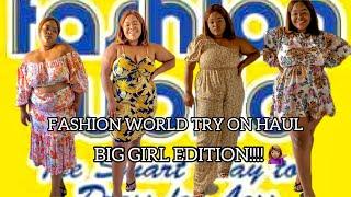 AFFORDABLE plus size FASHION WORLD  try on HAUL || Items under R200 || Sabulous Buthelezi