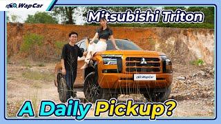 2025 Mitsubishi Triton Athlete Review in Malaysia, Most Comfortable Pick-Up Truck? | WapCar