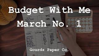 BIGGEST ETSY PAYCHECK WAHOOO! | Budget With Me | March No. 1 | $580