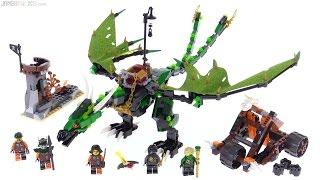 LEGO Ninjago Green NRG Dragon review! 70593