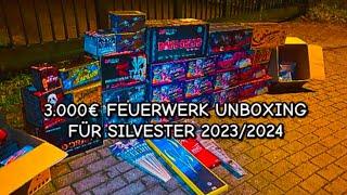 XXXL FEUERWERK UNBOXING FÜR SILVESTER 2023/2024 ! || TALFEUERWERK