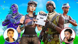 How To Join Team Diamond Or Team Mini! Fortnite Clan Recruitment Challenge!