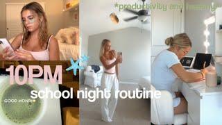 MY SCHOOL NIGHT ROUTINE (productivity, studying, grwm) 