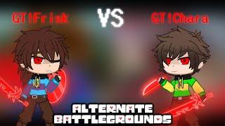 GT!Frisk vs GT!Chara Fight | ALTERNATE BATTLEGROUNDS [RB]