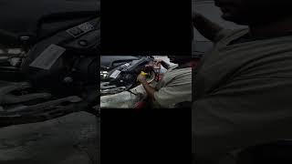 How To Fill Your Engine With Oil   #shortsfeed #bike