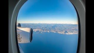 Window Seat Airbus A380 take off from Nice Airport