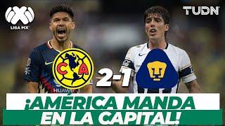 ¡Qué encontronazo! América derrota a Pumas en el Clásico Capitalino I América 2-1 Pumas AP-17 I TUDN