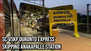 SC-VSKP Duronto Express Skipping Anakapalle Station