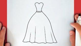 HOW TO DRAW PRINCESS DRESS