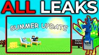 EVERY LEAK For NEW SUMMER UPDATE in Grow a Garden!