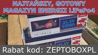 Najtańszy z magazynów energii LiFePo4 - odcinek 1 z 3 - TimeUSB