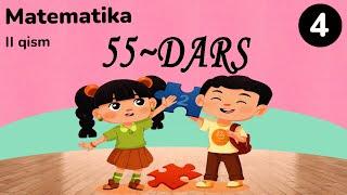 4~sinf matematika 55~dars /// Kechikishli harakat