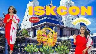 ISKCON Temple Bangalore | ISKCON Mandir Full Details | Largest Krishna Temple | ISKCON Canteen Food