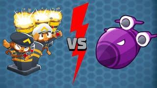 Pop and Awe and 30 Artiliery Batteries vs BAD in BTD6