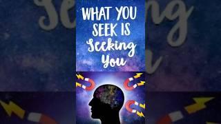 WHAT YOU SEEK IS SEEKING YOU : Law of Attraction Secrets! 