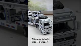 Auto mini Emergency vehicle Ambulance Van police Car trailer pickup#automobile #diecast #viralshorts