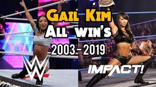 Gail Kim - All win's in Career | WWE, IMPACT WRESTLING, TNA, OVW | 2003-2019 |