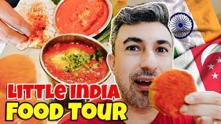 LITTLE INDIA SINGAPORE - 6 LOCATIONS in 9 MINUTES!  | #streetfoodvideos #littleindiafood #foodtour