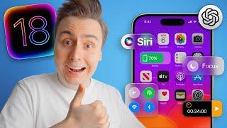 iOS 18 — ТЕПЕРЬ АЙФОН В КАЙФ! Новый дизайн и ChatGPT 4o в Siri 