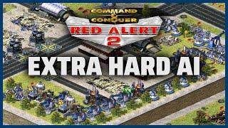 Red Alert 2 - Extra Hard AI | The Seas Will Run Blue | (7 vs 1)