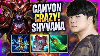 CANYON CRAZY GAME WITH SHYVANA! - GEN Canyon Plays Shyvana JUNGLE vs Lillia! | Season 2024