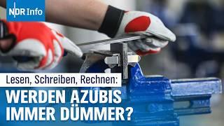 Ausbildung in Deutschland: Zwischen Anspruch und Wirklichkeit – Woran liegt es? | NDR Info