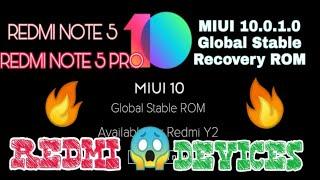 MIUI 10 Global Stable OTA Released  | How To Download using Recovery ROM with Locked Bootloader