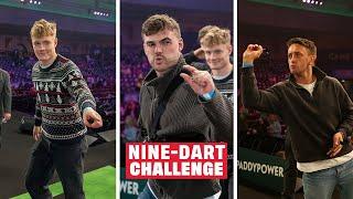 England Rugby Stars Take on the 9-Dart Challenge at Ally Pally 