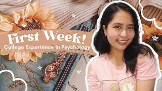 MY FIRST COLLEGE EXPERIENCE ft. PSYCHOLOGY!  | LEXI COMIA (Philippines)