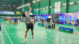 ROUNAK CHOUHAN V/S ABHISHEK SAINI SENIOR NATIONAL BADMINTON CHAMPIONSHIP