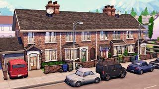 British Terraced Houses | The Sims 4 Speed Build