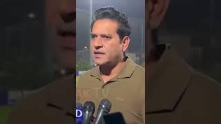 Aqib Javed being harsh on Azam Khan #aqibjavaid #azamkhan #ramzan