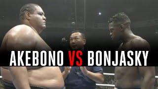 Kickboxing Legend battles 500-Pound Sumo Wrestler! Remy Bonjasky vs. Akebono