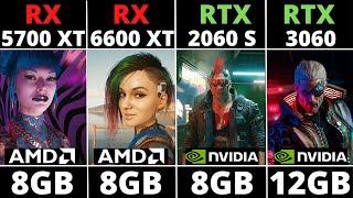 RX 5700 XT VS RX 6600 XT VS RTX 2060 SUPER VS RTX 3060 - 1440p