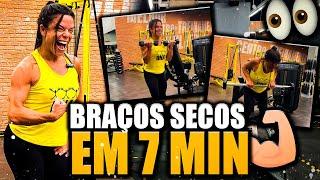 Braços secos e definidos em 7 min! Sequência completa pra fazer