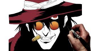 How To Draw Alucard | Step By Step | Hellsing