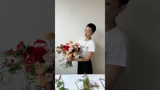 A making of a bridal bouquet #bridal #bridalbouquet #floralarrangment #bouquet #flowers #florist