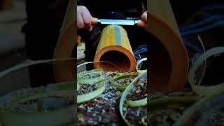 Crafting with bamboo glass Amazing Handmade skills (133) #diy #bamboohandcraft #wood #bamboo