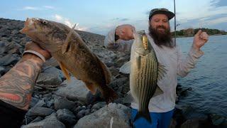 CAMPING AT FORT COBB OKLAHOMA (CATCHING BIG FISH)