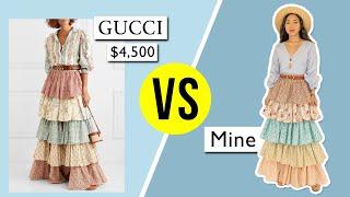 MAKING A $4,500 GUCCI SKIRT | @coolirpa