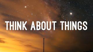 Daði Freyr - Think About Things (Lyrics)