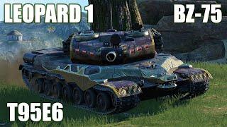 T95E6, BZ-75 & Leopard 1 ● WoT Blitz