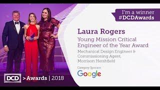 Laura Rogers is the Young Mission Critical Engineer of the Year!