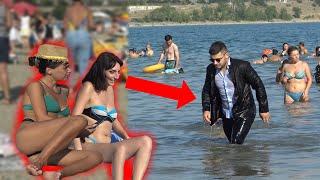 Crazy boy at sea PRANK - BEST COMPILATION - AWESOME REACTIONS